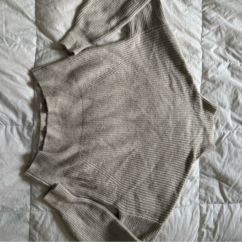 Rachel Zoe Light Gray Turtleneck Sweater